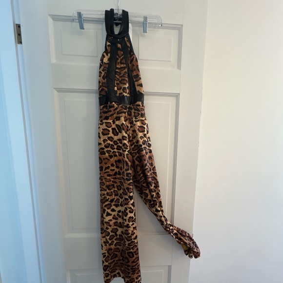 Cheetah print romper dance costume - Picture 1 of 3